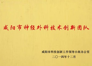 咸陽市神經外科技術創(chuàng)新團隊